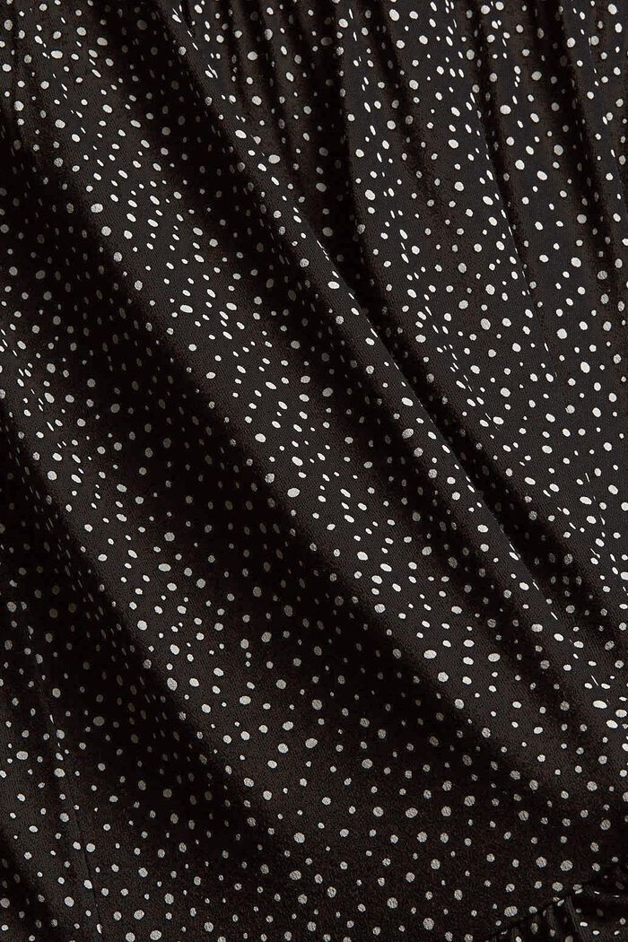 Robe à motif en LENZING™ ECOVERO™, NEW BLACK, detail image number 1