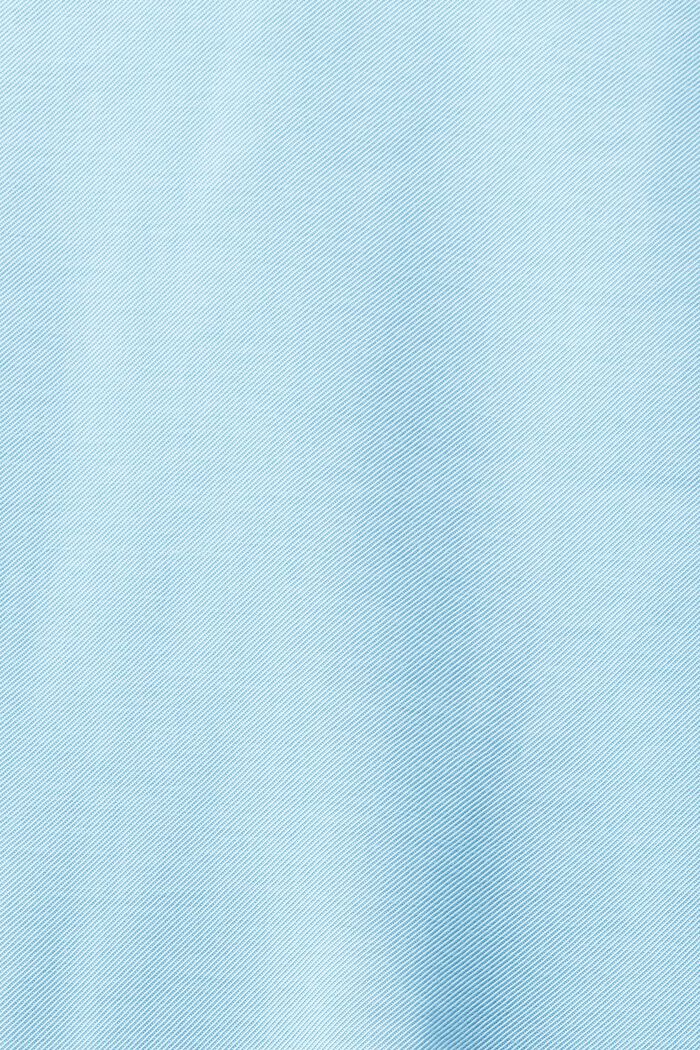 Single-breasted twill blazer, LIGHT TURQUOISE, detail image number 4
