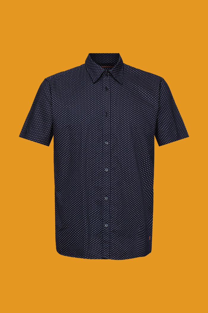 Buttondown-overhemd met print, NAVY, detail image number 8