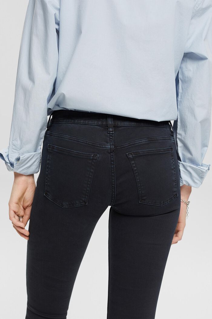 Mid rise skinny jeans, BLACK, detail image number 2