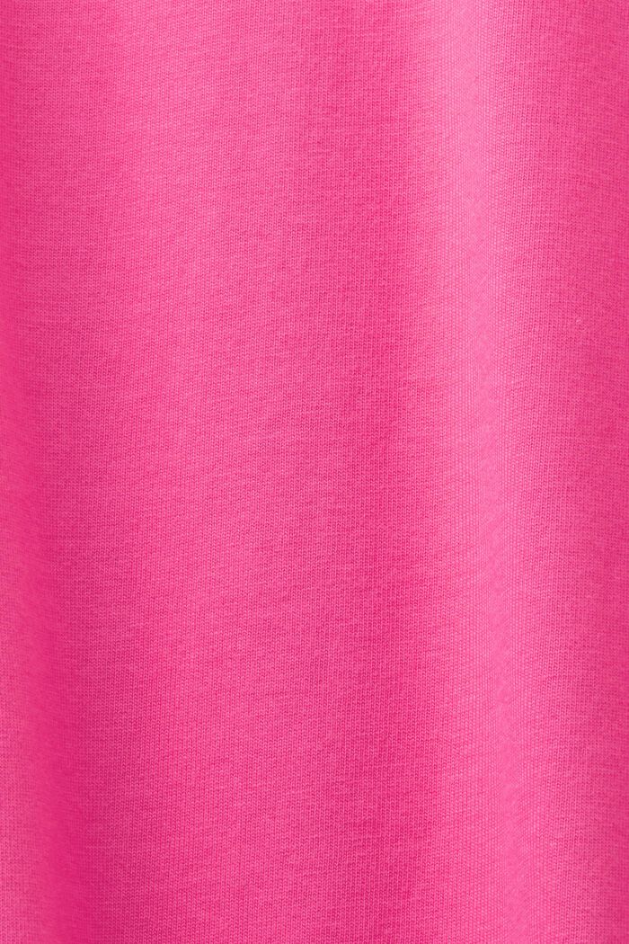 Uniseks T-shirt met logo, PINK FUCHSIA, detail image number 6