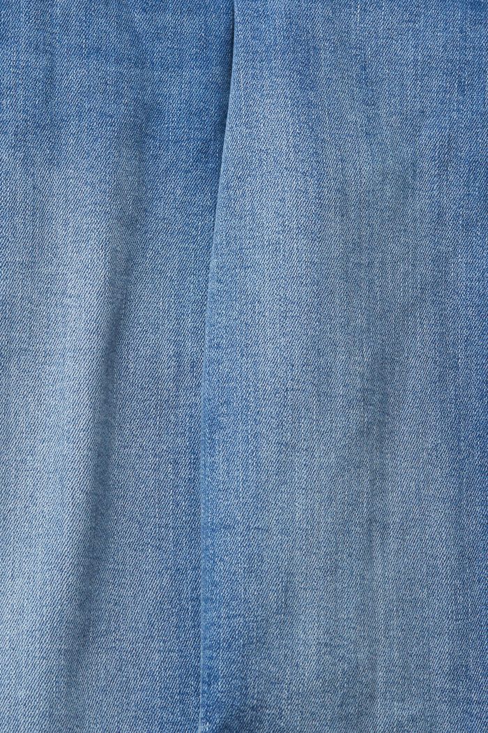 Jeans met caprilengte, BLUE MEDIUM WASHED, detail image number 4