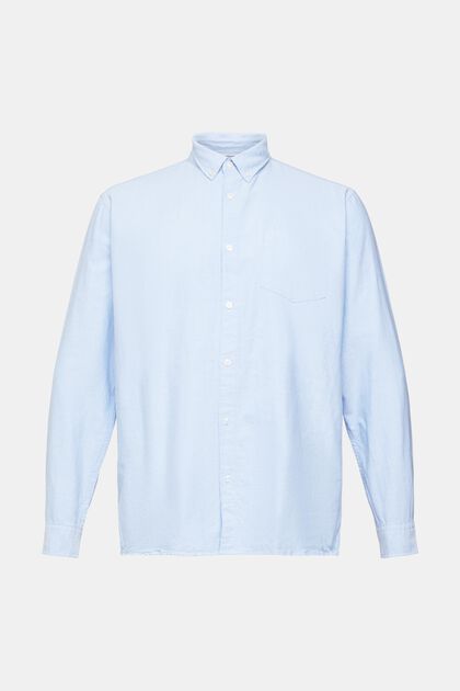 Overhemd met buttondownkraag, LIGHT BLUE, overview