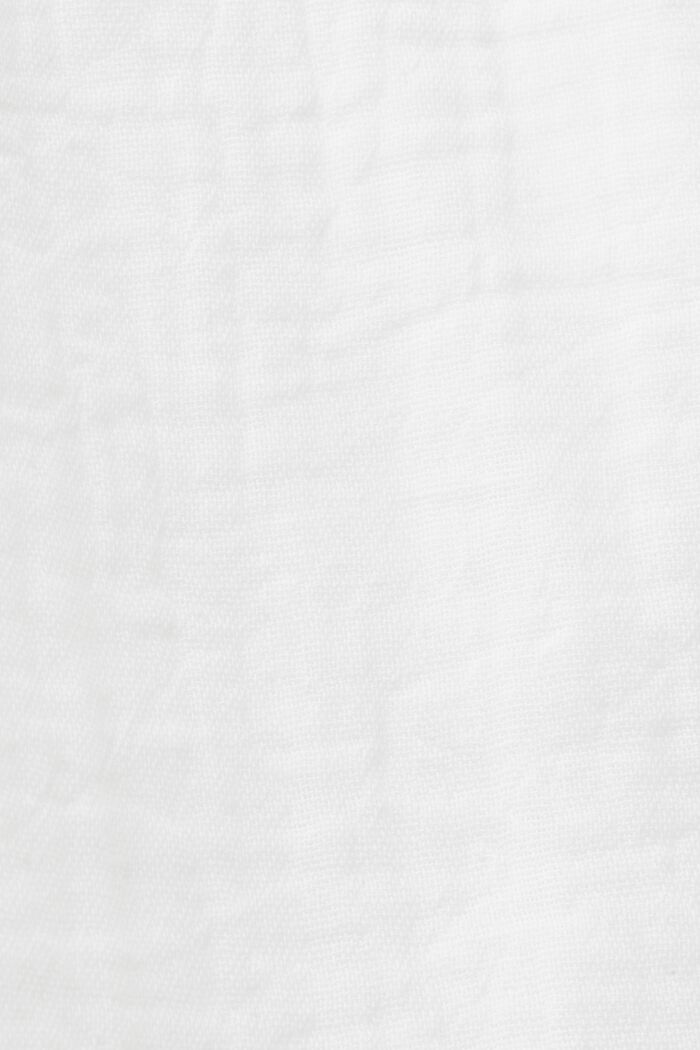 Overhemd van katoenen seersucker, WHITE, detail image number 4