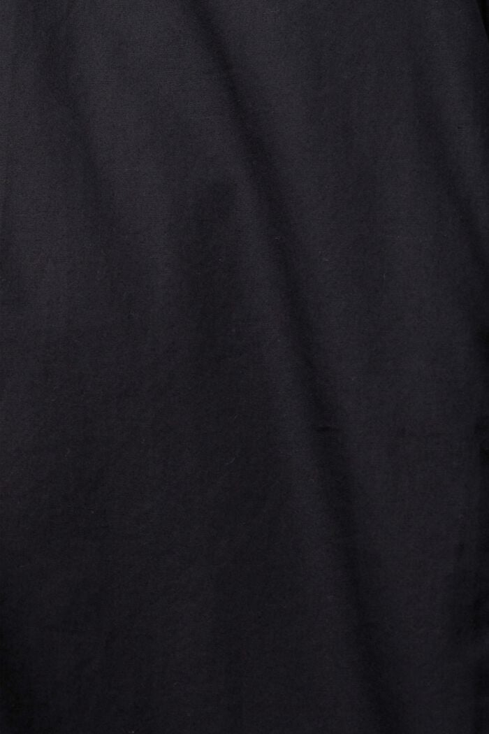 Slim fit, duurzaam katoenen overhemd, BLACK, detail image number 4