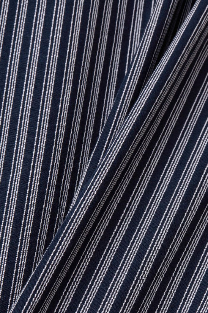 Chemise rayée en coton durable, NAVY, detail image number 5
