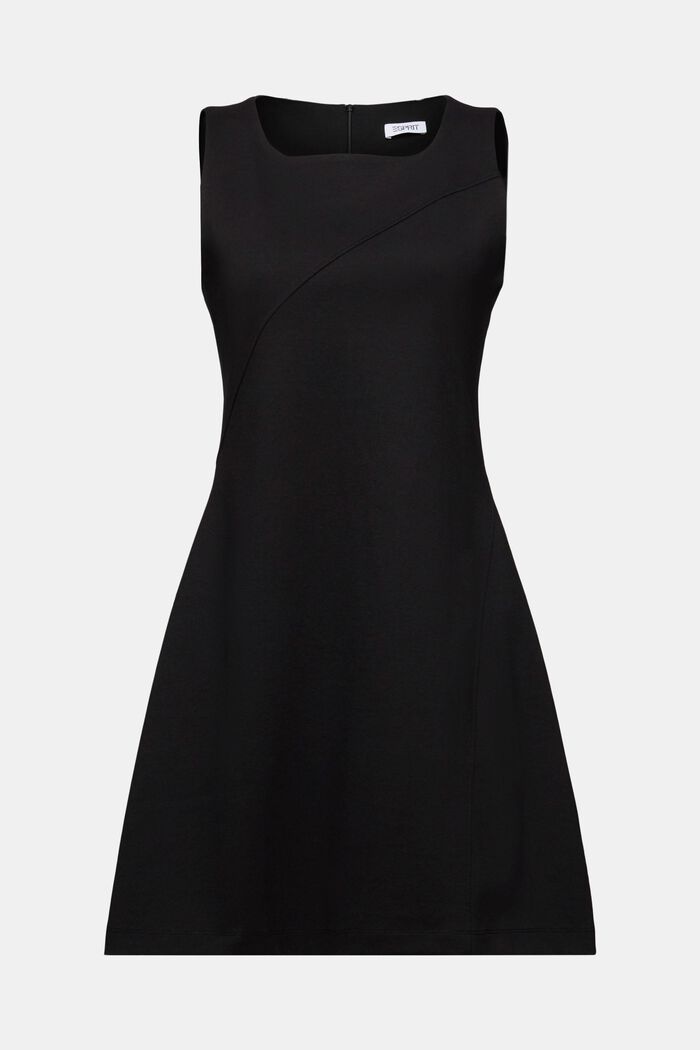 Mouwloze punto mini-jurk, BLACK, detail image number 6
