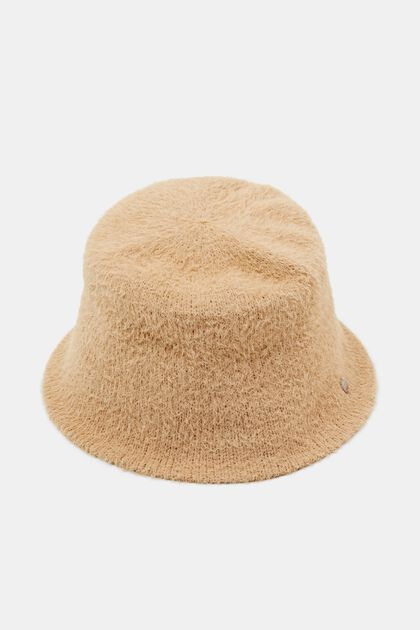Gebreide bucket hat