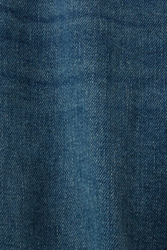 Rechtlijnige jeans met middelhoge taille, BLUE MEDIUM WASHED, detail image number 5