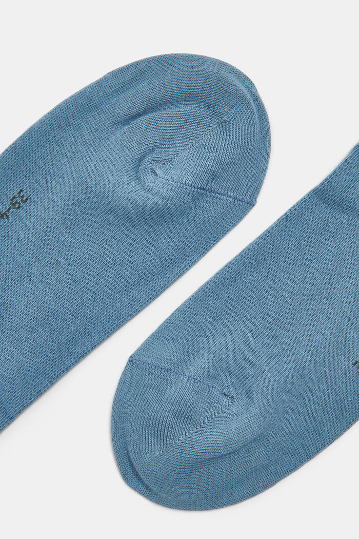 Set van 2 paar sokken, organic cotton, BLUESTONE, detail image number 1