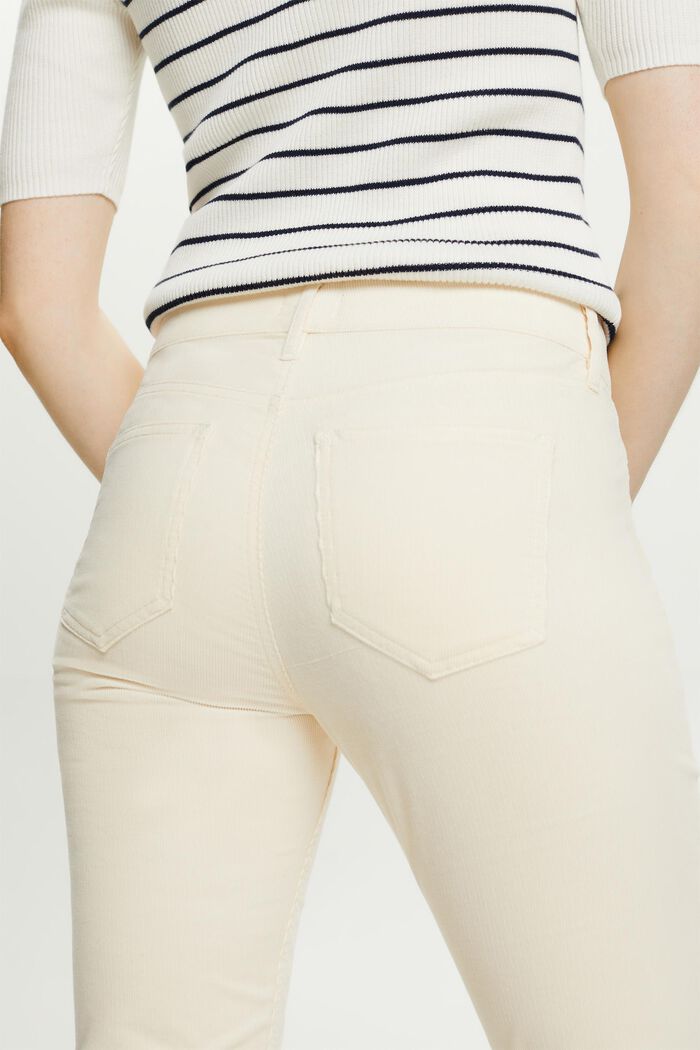 Pantalon slim en velours côtelé à taille mi-haute, ICE, detail image number 2