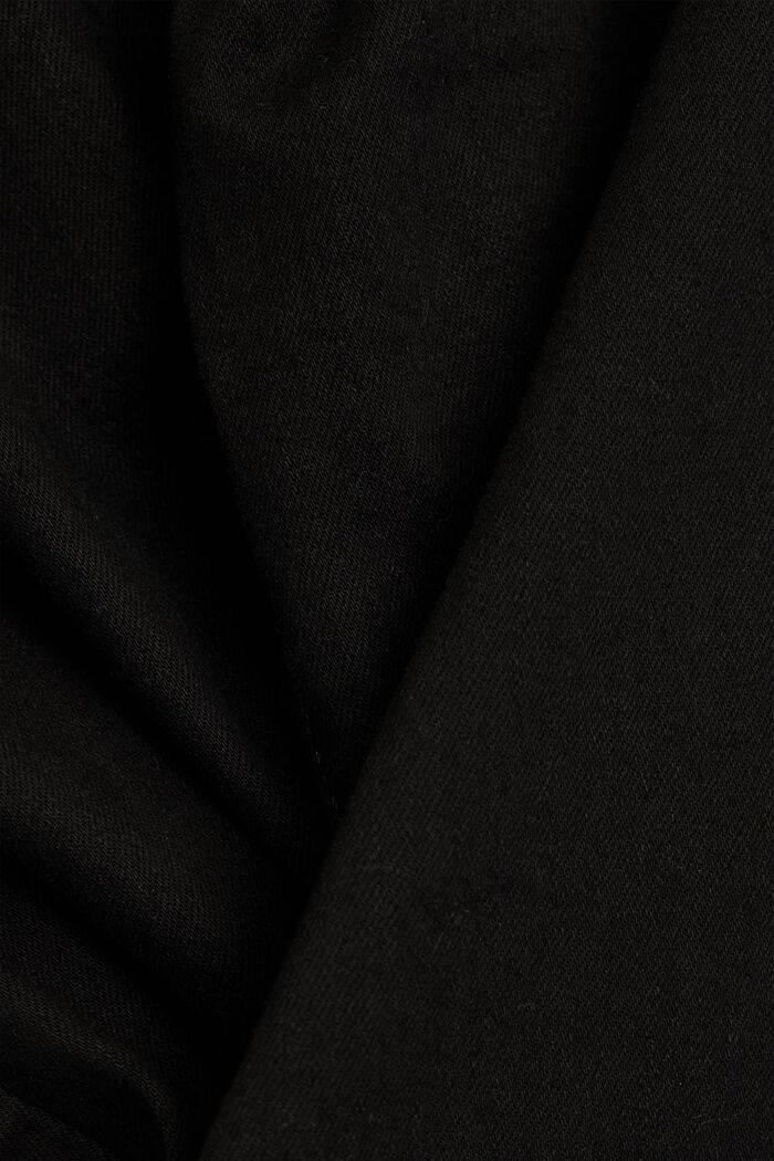 Jean stretch en coton biologique, BLACK RINSE, detail image number 4
