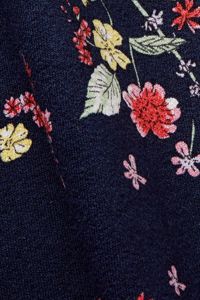 Jersey mini-jurk, LENZING™ ECOVERO™, DARK BLUE, detail image number 5