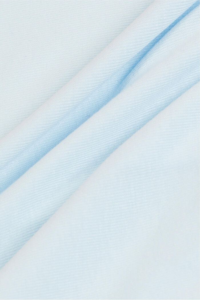 Jersey top met lange mouwen, PASTEL BLUE, detail image number 4