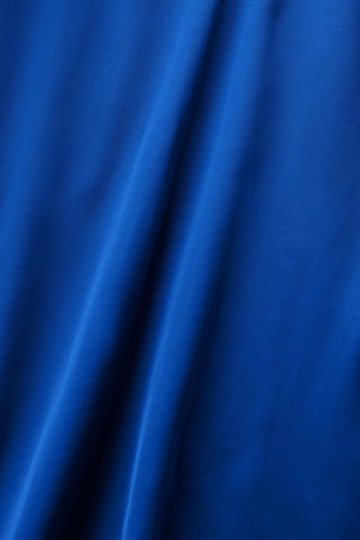 Satijnen maxi-halterjurk, BRIGHT BLUE, detail image number 6