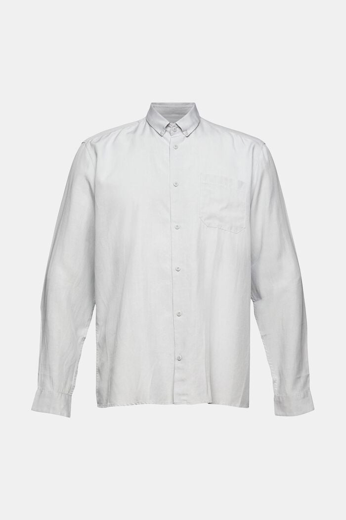 À teneur en lin : la chemise dotée d'un col à pointes boutonnées