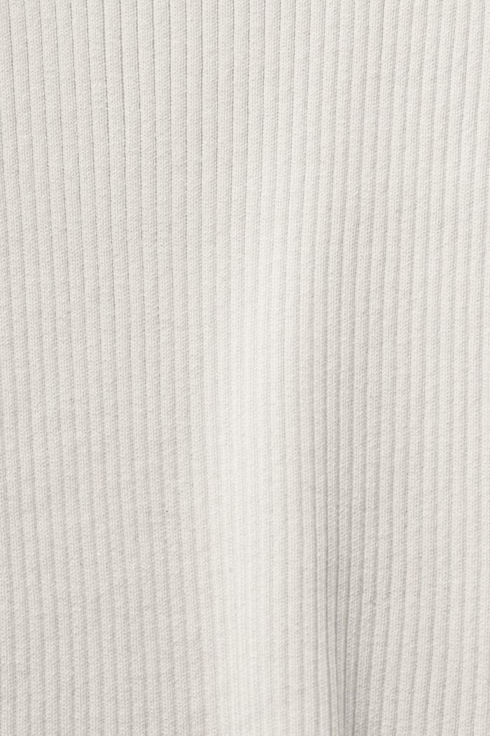 Geribde mouwloze trui, CREAM BEIGE, detail image number 4