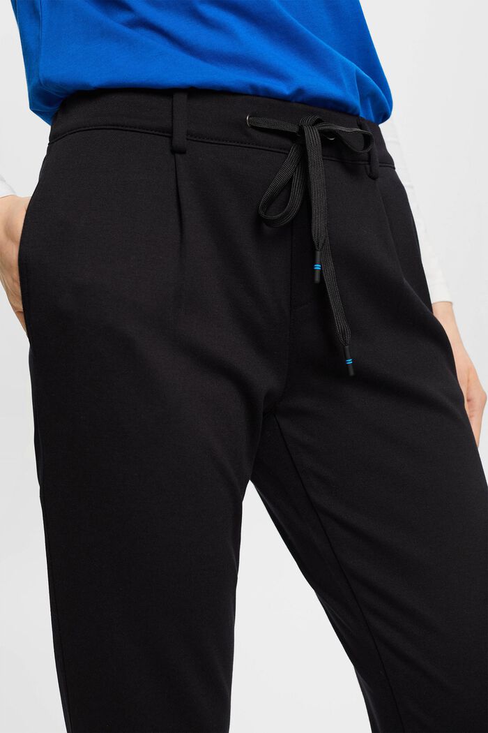 Pantalon stretch muni d´une taille élastique, BLACK, detail image number 2