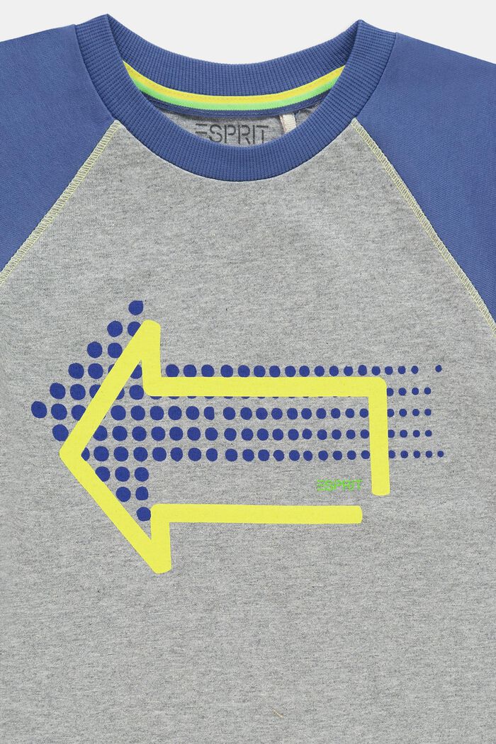 T-shirt met print, LIGHT GREY, detail image number 1