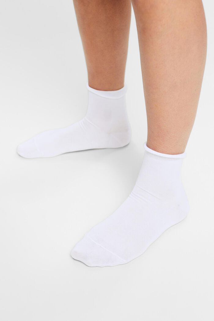 Set van 2 paar gebreide sokken, WHITE, detail image number 1