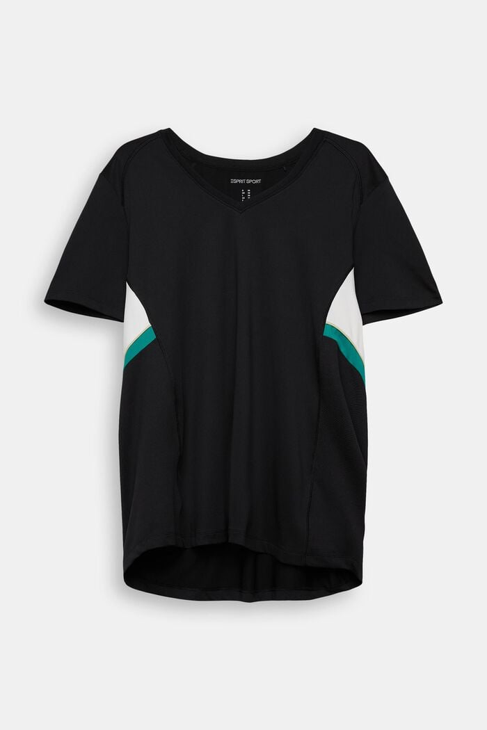 T-shirt de sport CURVY, BLACK, detail image number 0