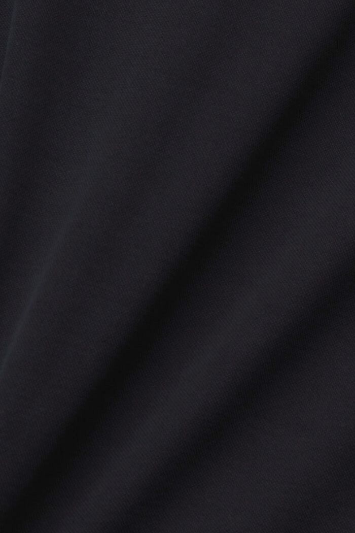 Midi-jurk met V-hals, BLACK, detail image number 4