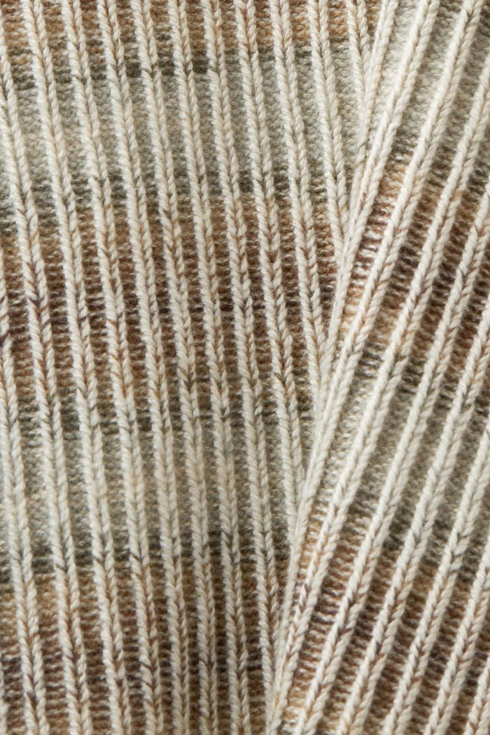 Ribgebreide trui met ronde hals, ICE, detail image number 5