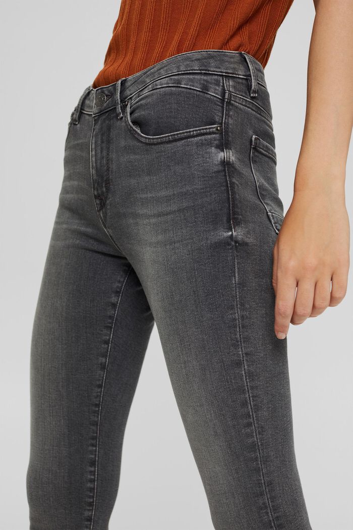 Jeans met comfortabele stretch, GREY MEDIUM WASHED, detail image number 2