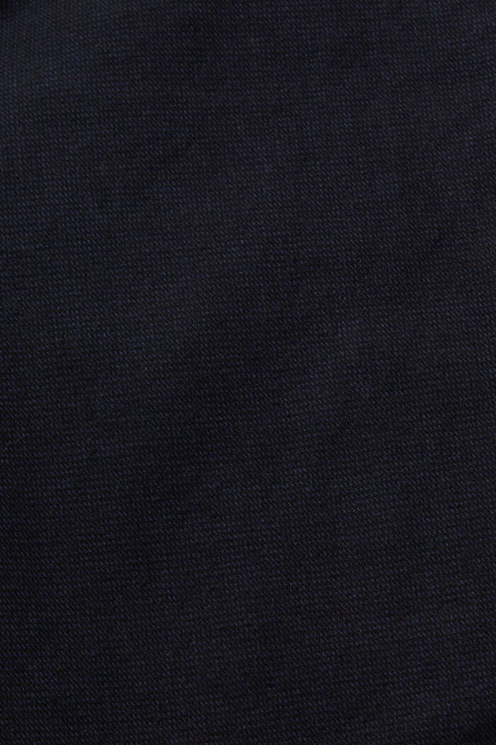 Geruwde chino broek met smalle pijpen, NAVY, detail image number 5