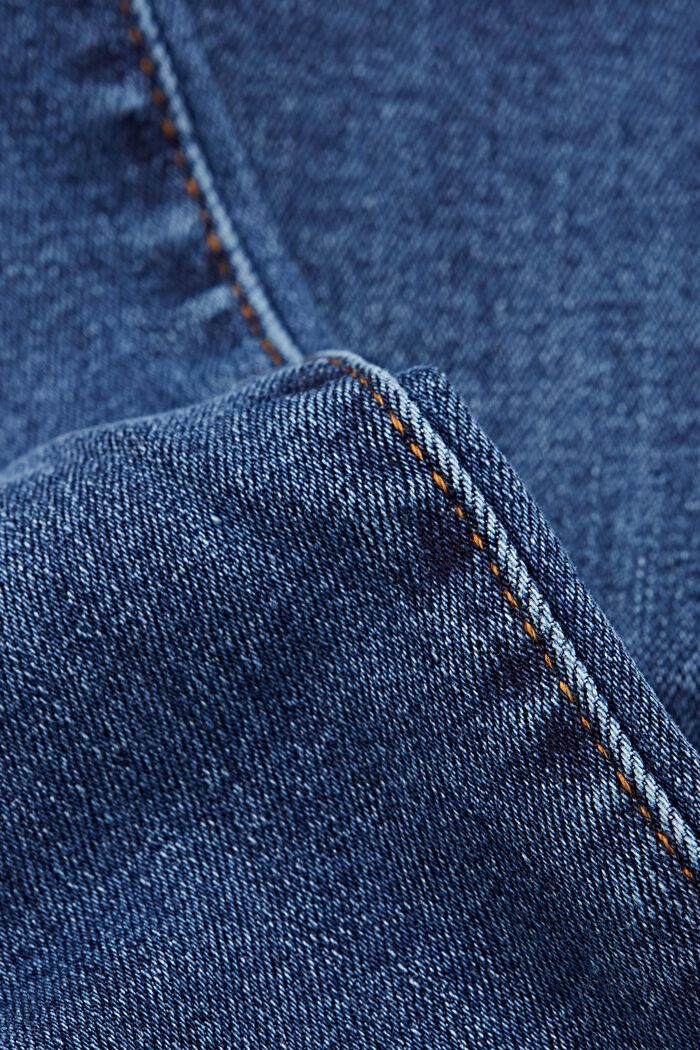 Washed jeans met biologisch katoen, BLUE MEDIUM WASHED, detail image number 5
