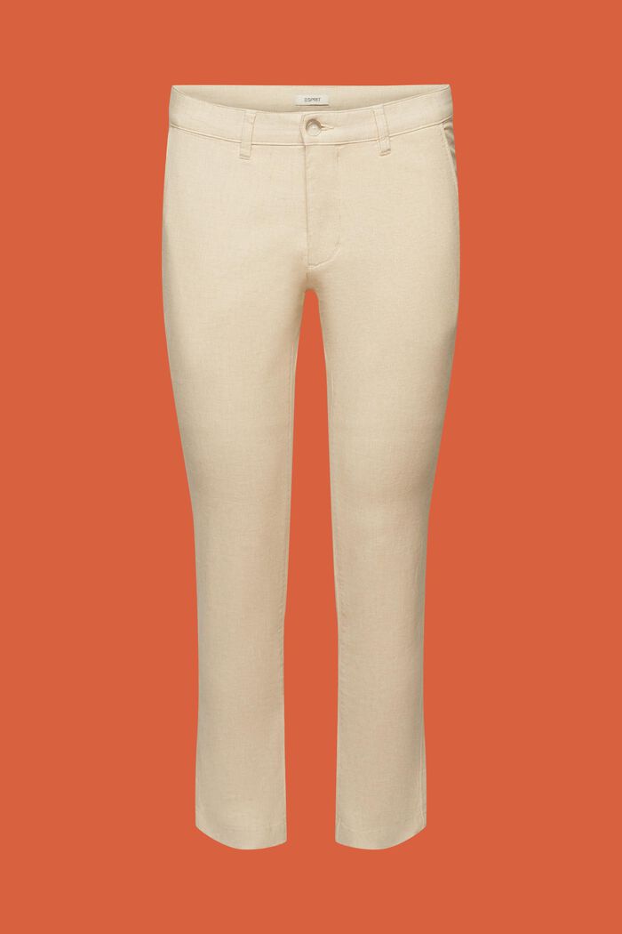 Zomerse chino, LIGHT BEIGE, detail image number 6