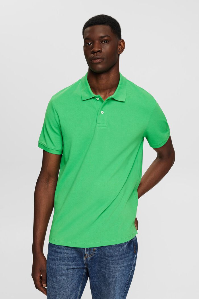 Polo coupe Slim Fit, GREEN, detail image number 0