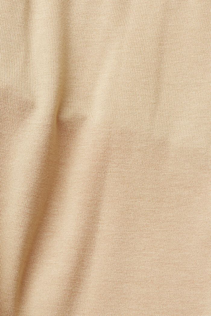 Colour block T-shirt, LENZING™ ECOVERO™, CREAM BEIGE, detail image number 5