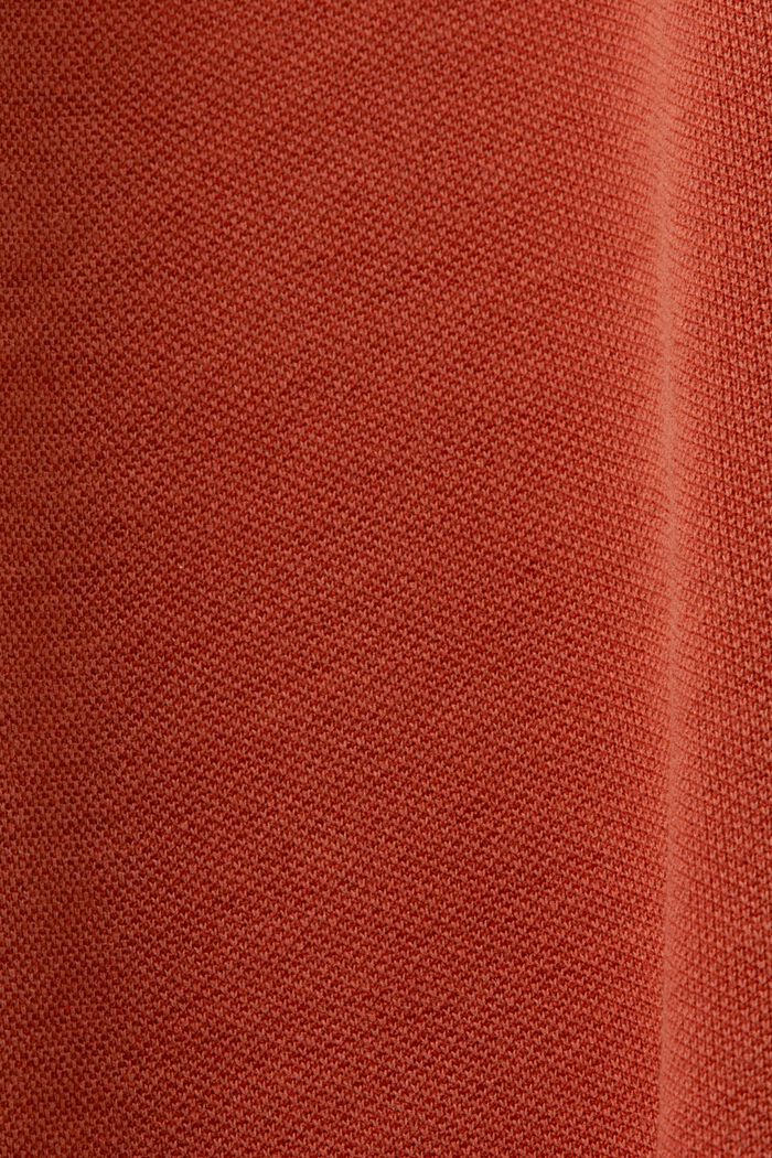Gebreide jurk met strikceintuur, TENCEL™, TERRACOTTA, detail image number 4