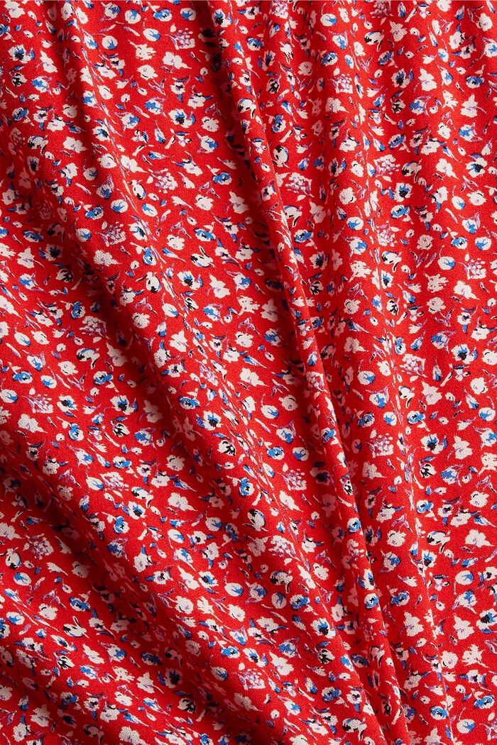 CURVY blouse met print van LENZING™ ECOVERO™, RED, detail image number 1