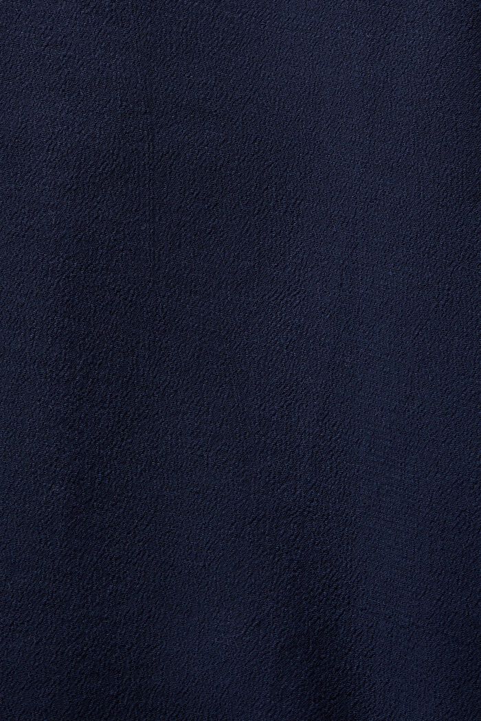 Crêpe blouse met V-hals, NAVY, detail image number 4