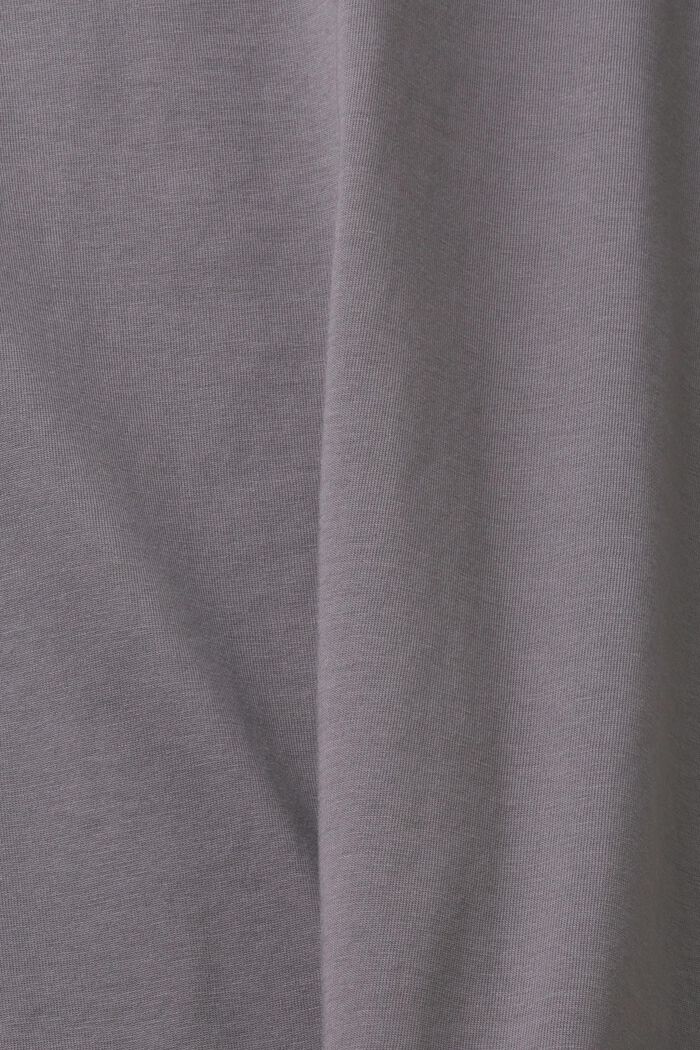 T-shirt en jersey à col ras-du-cou, DARK GREY, detail image number 5
