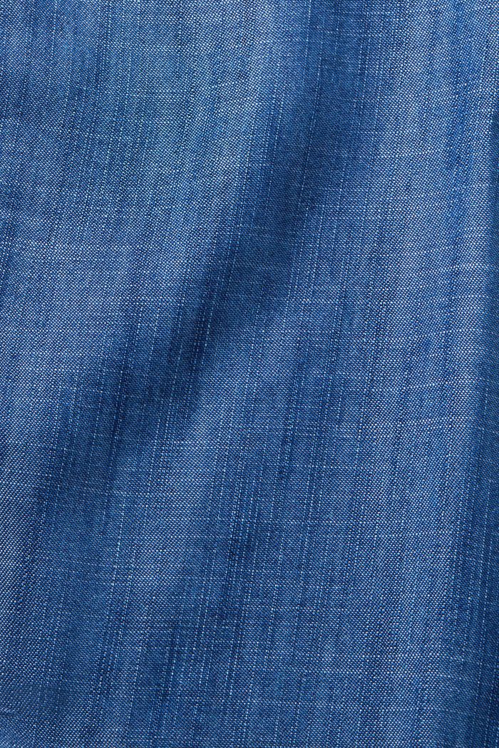 En TENCEL™ : la jupe longueur midi d´aspect denim, BLUE MEDIUM WASHED, detail image number 5