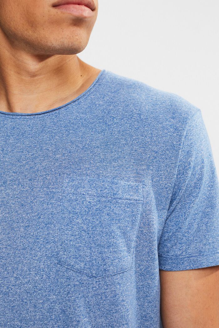 Gerecycled: gemêleerd jersey T-shirt, BLUE, detail image number 0