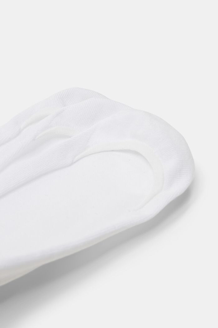 Lot de 2 paires de protège-pieds invisibles, WHITE, detail image number 2