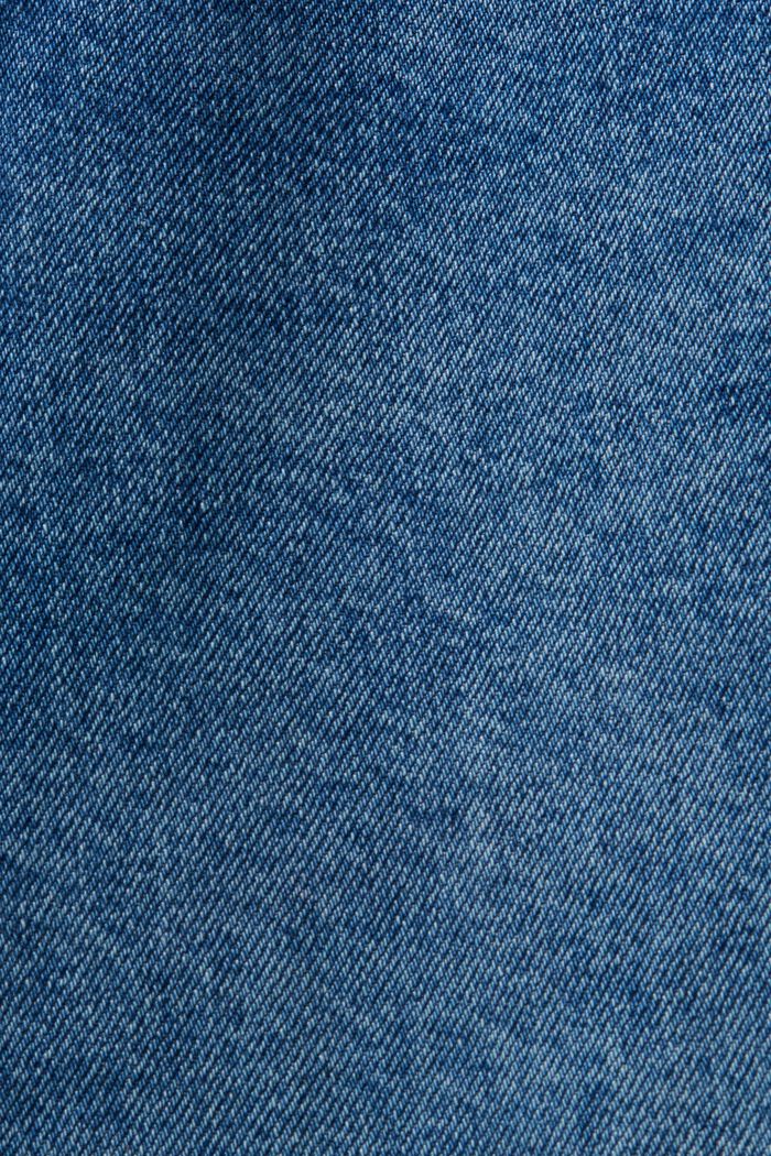 Jean taille haute à jambes larges, BLUE MEDIUM WASHED, detail image number 6