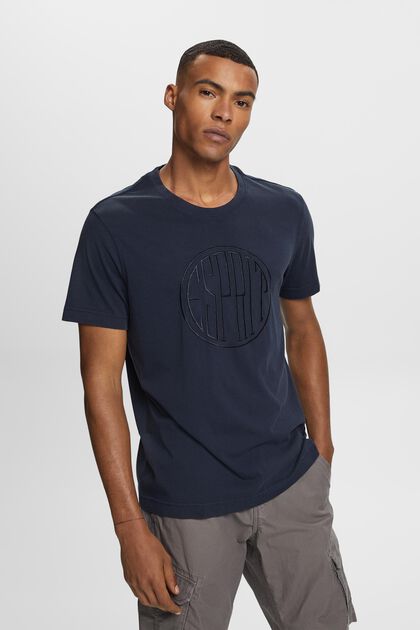 T-shirt met logo van stiksel, 100% cotton