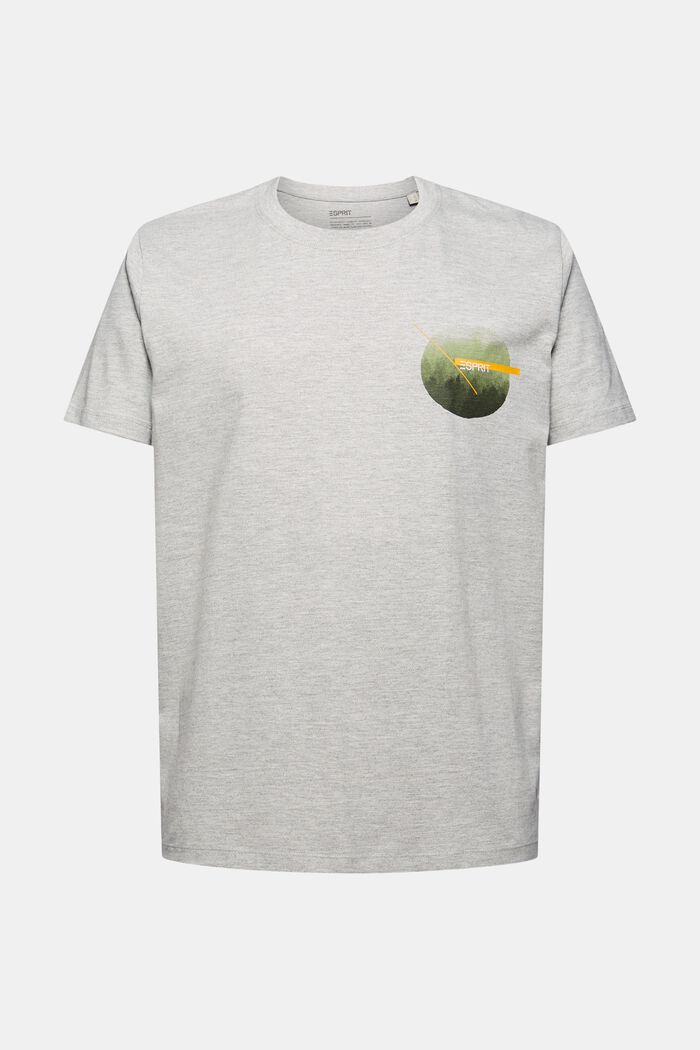 Jersey T-shirt met print, biologisch katoen