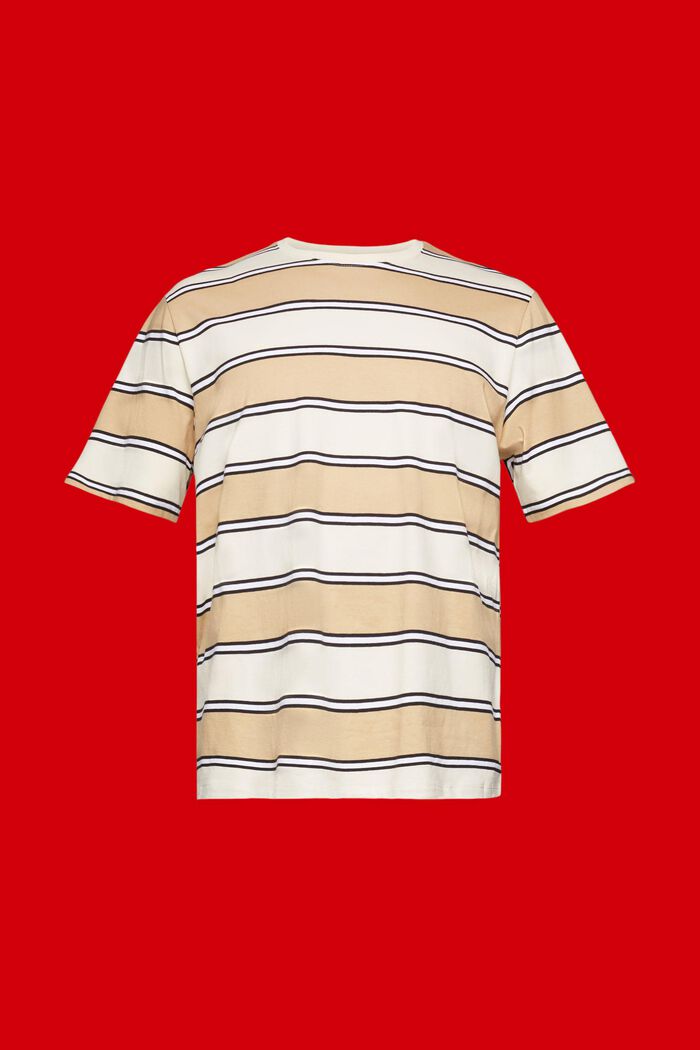 T-shirt rayé en coton durable, ICE, detail image number 6