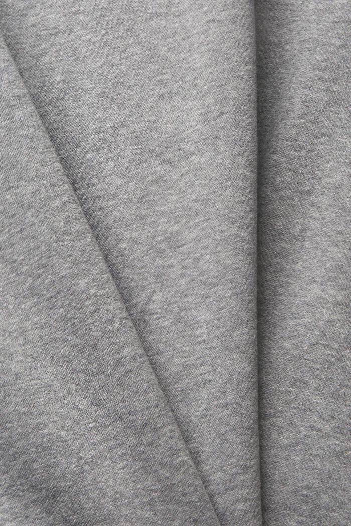 Gerecycled: gemêleerd sweatshirt, MEDIUM GREY, detail image number 6