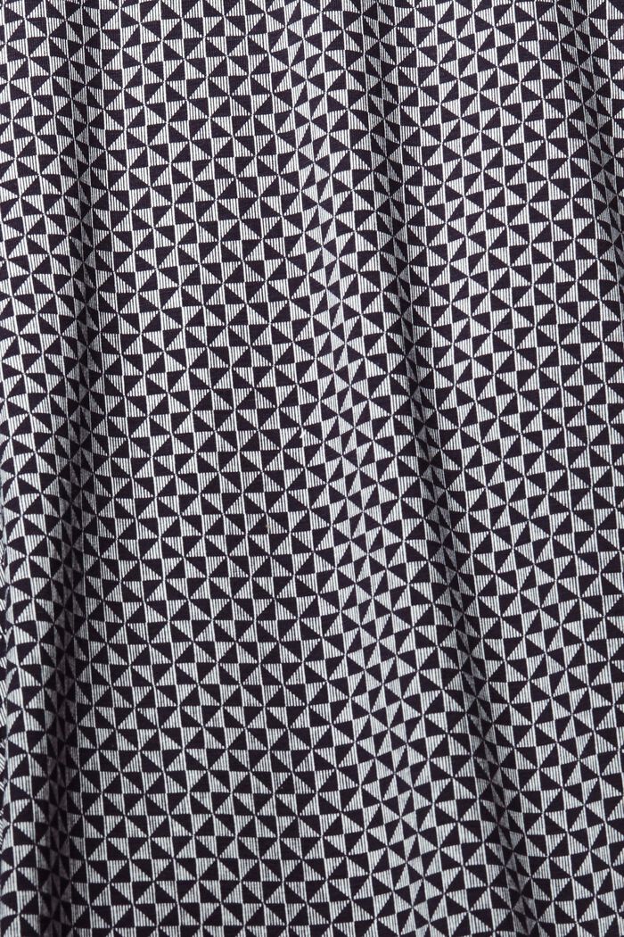 Jersey broek met print en kant, NAVY, detail image number 5