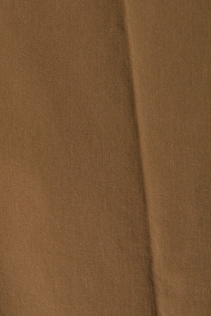 Chino de coupe décontractée en coton biologique, BARK, detail image number 4