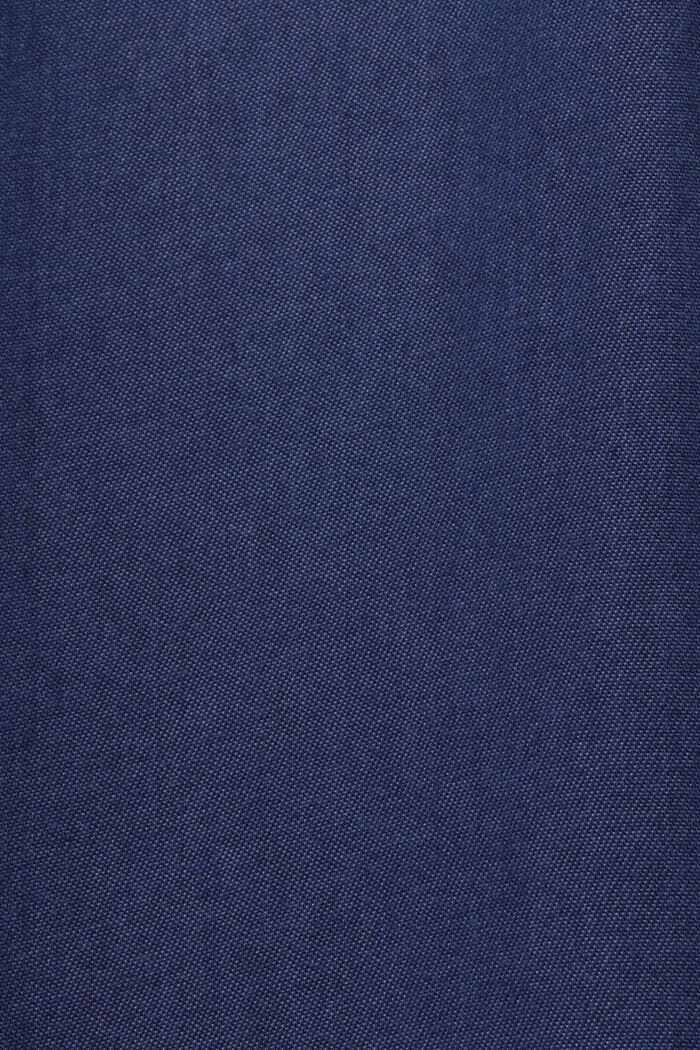 Denim overhemdjurk van TENCEL™ met ceintuur, BLUE DARK WASHED, detail image number 5