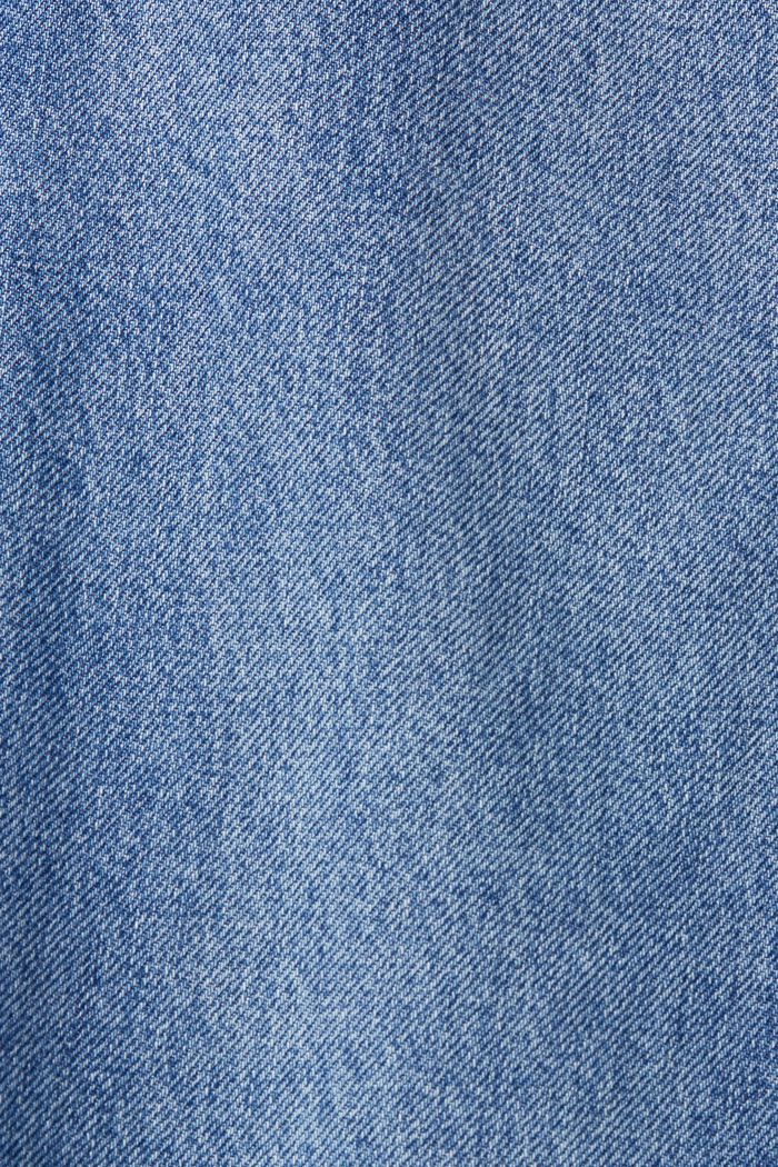 Jean taille haute, BLUE MEDIUM WASHED, detail image number 6