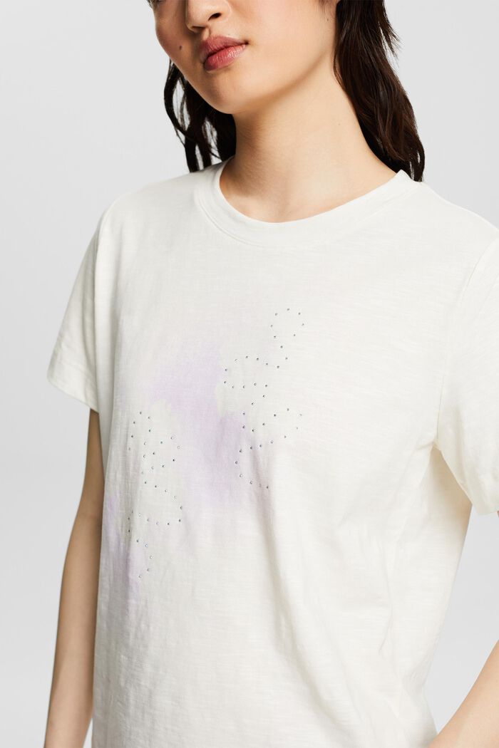 T-shirt van slubgarens met print, ICE, detail image number 3